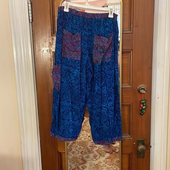 Kimberley’s Travels Batik Capri Loose Pant XL - Picture 8 of 13